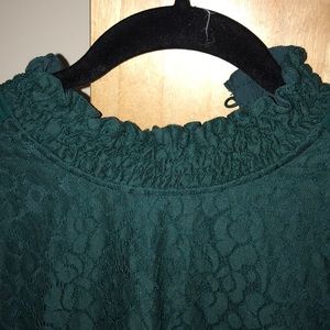 BRAND NEW Green Lace Blouse